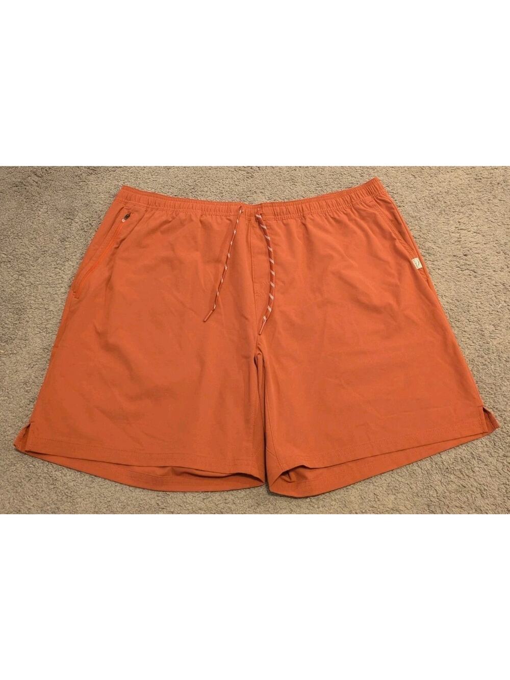 L.L. Bean 7" Multisport Orange Shorts 519518 Men's 2XL